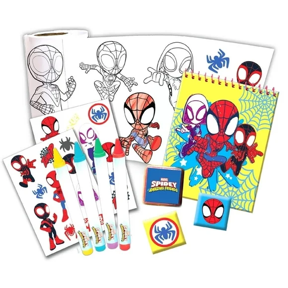 My Own Creativity Set with Spiderman Carrying Case, Kids Ages 3+ - Picture 3 of 7